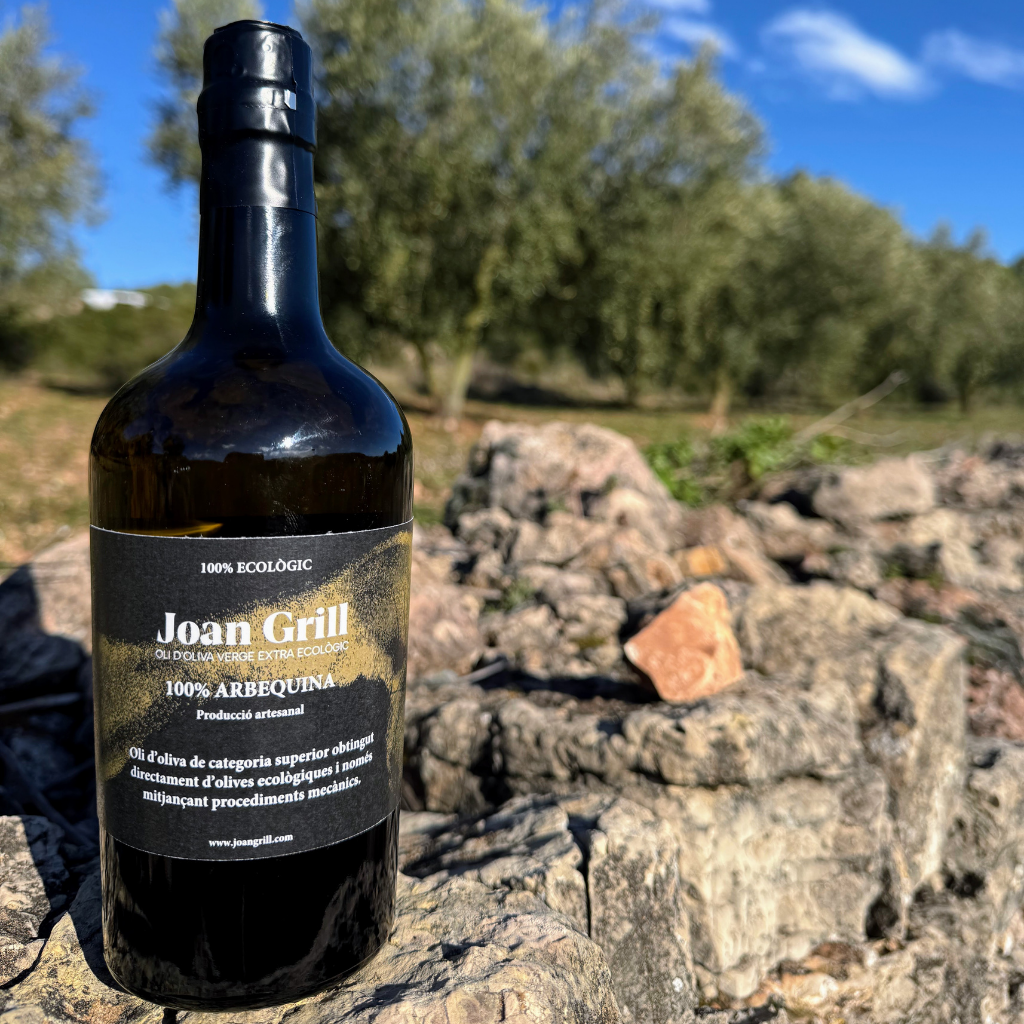 Oli d'Oliva Verge Extra ecològic d'arbequina